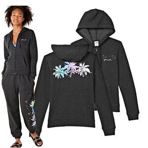 VS PINK ✨BLING✨ PALM TREE LOGO ZIP UP 🌴🏝️| ❄️WINTER SALE❄️